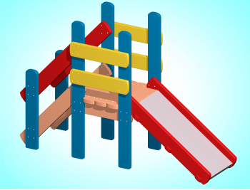 Горка 1 - 2300*750*1400 zUlZvdheggbLXpPs8YV8S0