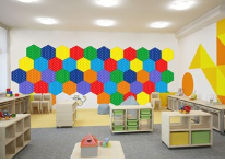 Настенные панели "Шестиугольник" 0280439