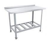 Стол разделочный 800х600 с бортом 01540