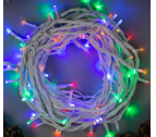 Гирлянда «Нить» 10 м, IP44, УМС, белая нить, 100 LED, свечение мульти, 220 В 01025 - фото 1426297