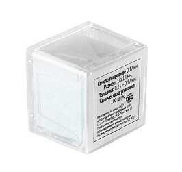Стекло покровное 0,17 мм (100шт.) 0283096600165