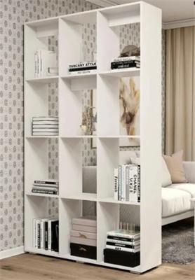 Стеллаж с полками Пеликан 120.4x203.6x296 см ЛДСП цвет белый 0283095870 - фото 1426335