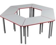 КОМПЛЕКТ СТОЛОВ ТРАПЕЦИЯ НЕРЕГУЛИРУЕМЫХ 0280641