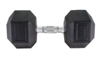 Гантель TORRES 20 кг (резина) 02476