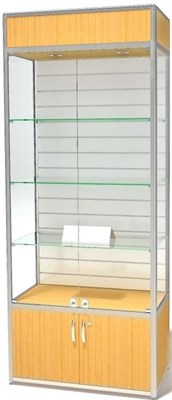 ВИТРИНА ДЕМОНСТРАЦИОННАЯ С ФРИЗОМ (ЭКОНОМПАНЕЛЬ) 0282274