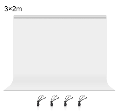 PULUZ Фон для фото 300 см x 200 см, белый qxODhSwUga9eYJSPVcdrh2