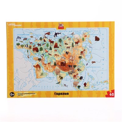 Развивающий пазл «Евразия» 0280954