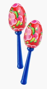 Маракасы малые с народной росписью 0281057