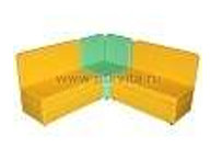 Комплект мягкой угловой мебели - (3+1+3) «Теремок» 02067