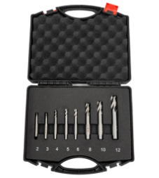 Комплект фрез HSS, 4-х перые, 8 шт (2, 3, 4, 5, 6, 8, 10, 12 мм) WJIIauJ8gOlphZrKIDhWB2