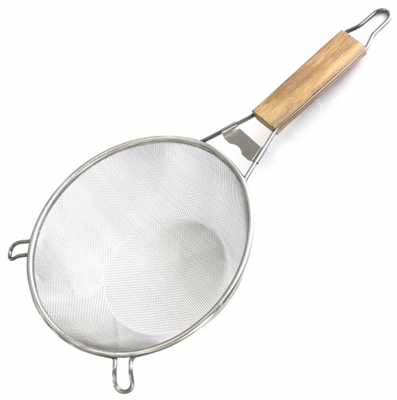 Сито Roal 24 см, с метал. сеткой, с деревян. ручкой 027420