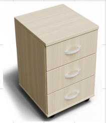 Тумба мобильная 3 ящика  430х450х610 xIjbs99ViQScBlQln20t03