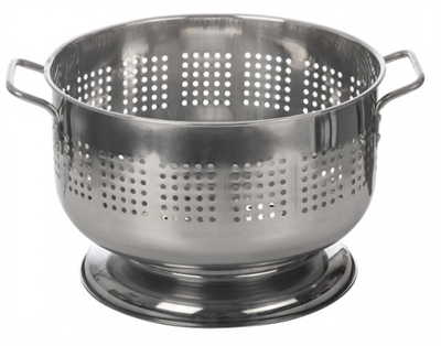 Дуршлаг 32см, 11л, на подставке, нерж 027414