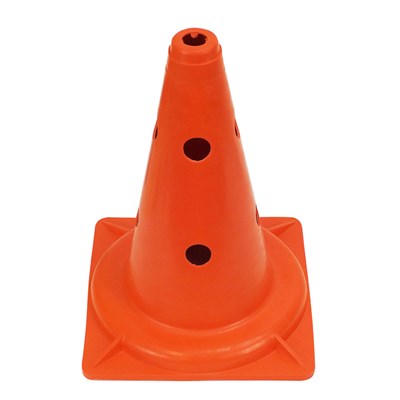 Конус тренировочный, с боковыми отверстиями, мягкий пластик, 32см 30982