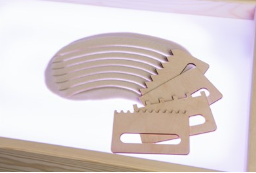 Гребни для рисования песком 4 вида (акс) 027867 - фото 1426752