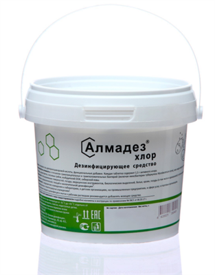 Дезинфицирующее средство Алмадез-хлор (таб.3,4г. №100) 0283095402