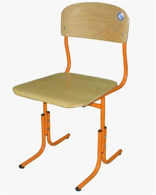 Стул детский дошкольный на регулируемом по высоте металлокаркасе №1-2-3, №0-1-2 0281385