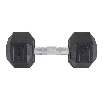 Гантель металлическая TORRES в резиновой оболочке 30675