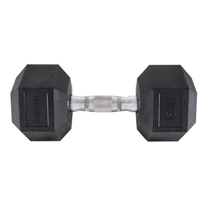 Гантель металлическая TORRES в резиновой оболочке 30676