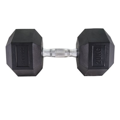 Гантель металлическая TORRES в резиновой оболочке 30679