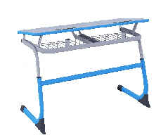 Парта SMARTY двухместная регулируемая по высоте, РГр 5-7  с антивандальной полиуретановой кромкой tA22KF9ggaw4c2Qh4Uv442