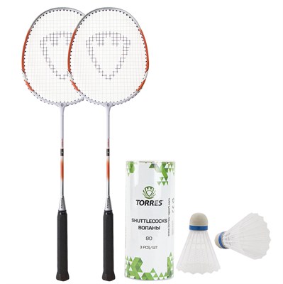 Набор для бадминтона TORRES Hybrid Set, 2 ракетки и 3 волана 32108