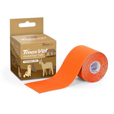 Тейп кинезиологический ветеринарный TMAX Vet, хлопок, размер 6 см x 5 м 38874