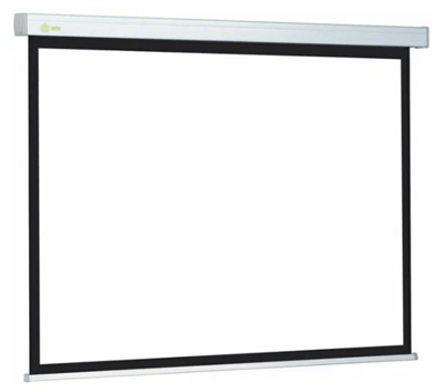 Экран для проектора 180x180 1:1 настенно-потолочный рулонный белый 027692