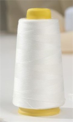 Нитки 40/2, 3000 ярд, цвет белый 0282327
