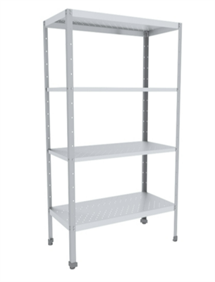 Стеллаж 1200х500х1850(1870) полки перфорированные 026321