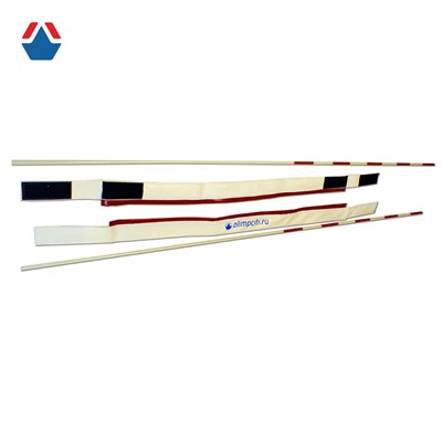 Антенна для волейбола фиберглас с карманами (пара) (L=1800mm) МК-00035