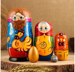 Матрёшка «Курочка Ряба», сюжетная 01962