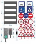 Набор знаков дорожного движения в сумке 027189 - фото 1427755