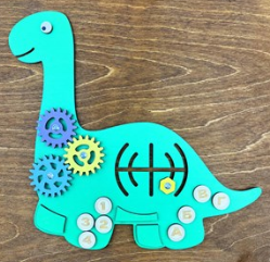 Бизиборд Динозавр с лабиринтом (36х32) 0280400