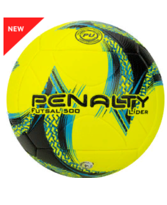 Мяч футзал. PENALTY BOLA FUTSAL LIDER XXIII, р.4, PU, термосшивка, желто-сине-черный 01660