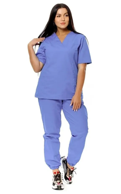 Костюм медицинский женский синий 0282859
