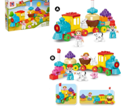 Конструктор «Сказочный паровоз», 58 деталей 01061