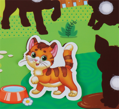 Игра на липучках «Животные» МИНИ 0282886