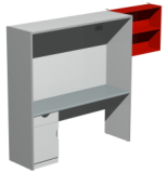 Стеллаж для 3D принтера 2100*604*2200 с полкой. 0282123