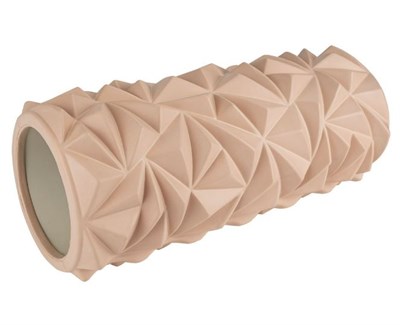 Ролик массажный, диаметр 14см, 33 см длина, пудровый 0281252