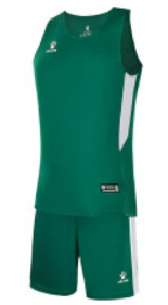 Форма баскетбольная взрослая KELME (зеленая) 02441