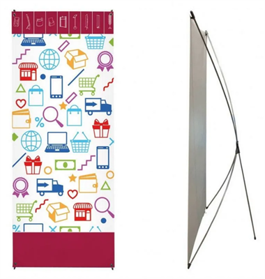 Мобильный стенд Х-баннер Паук 80х180 см 0282783