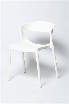 Стул пластиковый Evok белый, серый, черный 02830962612