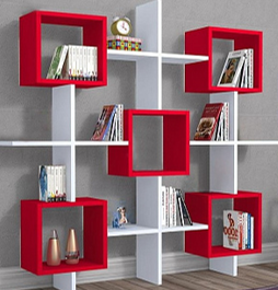 СТЕЛЛАЖ НАСТЕННЫЙ 1400х300х1400 0283095888 - фото 1428743