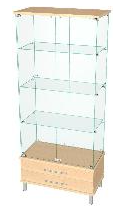 ВИТРИНА С 3-МЯ ПОЛКАМИ НИКА-15 0280500