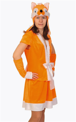 Карнавальный костюм Лиса взрослый 0283094987
