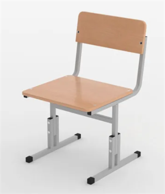 Стул ученический регулируемый по высоте  МДФ 0282254