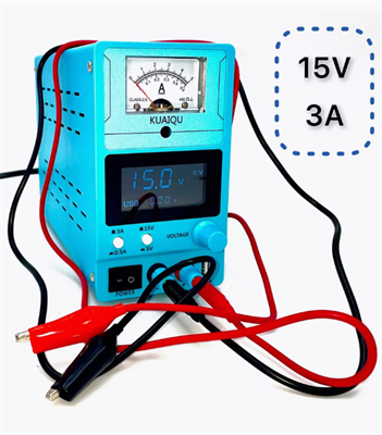 Лабораторный источник питания 0-15В 0-3А KUAQIU 028309169