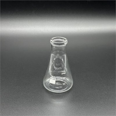 Колба коническая 100 мл стеклянная без шлифа со шкалой U3WY4rPJjjpyABHZmUK803