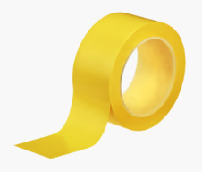 КОНТРАСТНАЯ ЖЕЛТАЯ ЛЕНТА  ДЛЯ МАРКИРОВКИ ПРОЕМОВ 50 ММ 0282732